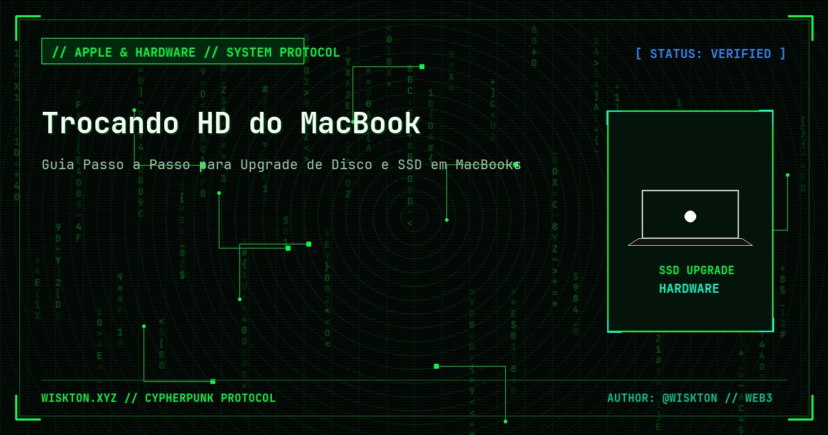 Trocando o HD do Macbook